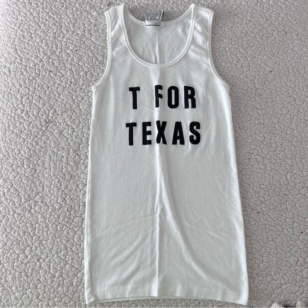 T is for Texas Vinyl Ranch Tank